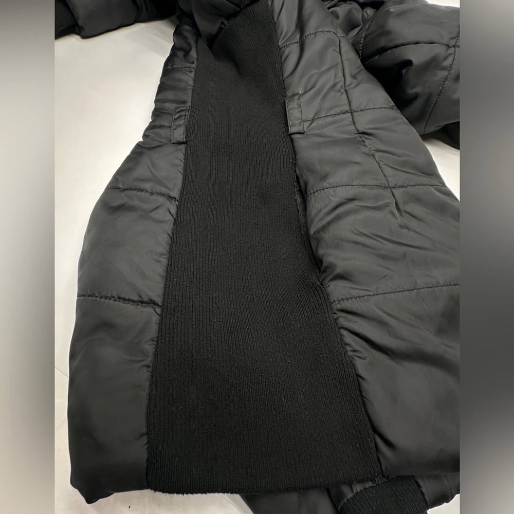 Y2K Converse One Star Women’s‎ Black Hooded Jacket Puffer Coat size Small (D67) - Picture 5 of 15